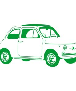 Sticker mural de la Fiat 500 Originale