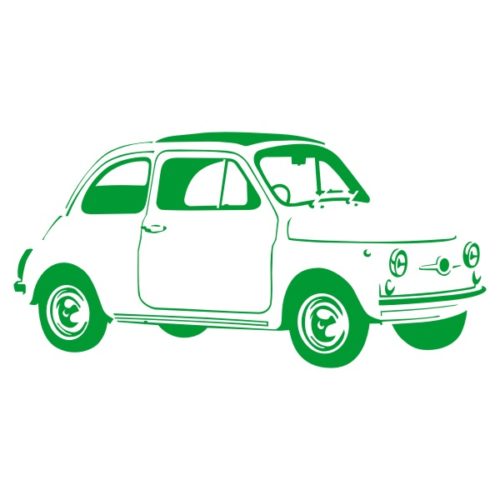 Sticker mural de la Fiat 500 Originale