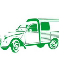 Sticker 2CV camionnette