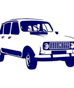 Sticker de la 4L pour la décoration murale