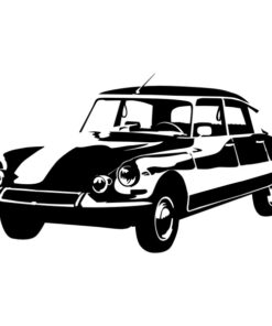 Sticker d'une DS Citroën sur mesure