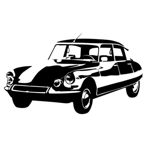 Sticker d'une DS Citroën sur mesure