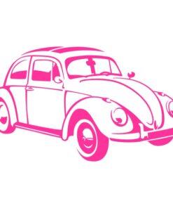 Sticker mural Coccinelle VW