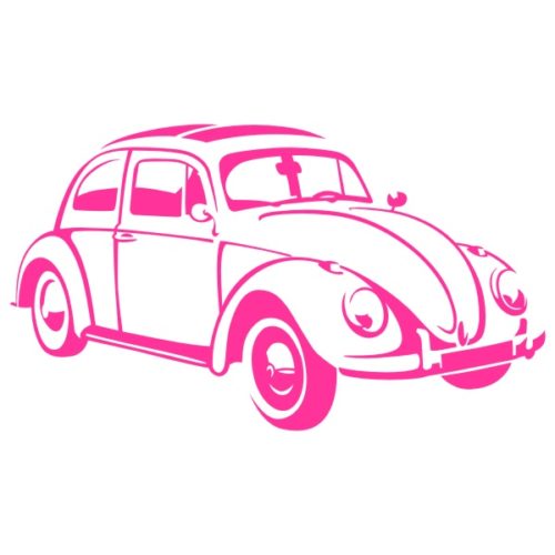 Sticker mural Coccinelle VW