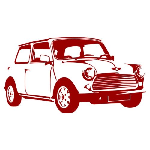 Sticker de la Mini-Cooper pour ma décoration murale