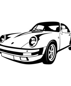 Sticker mural de la Porsche 911