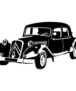 Sticker décoration de la traction Avant Citroën