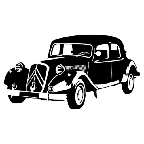 Sticker décoration de la traction Avant Citroën
