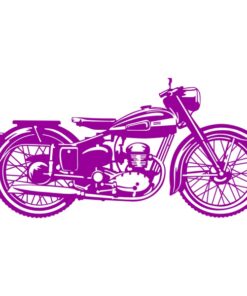 Sticker déco moto ancienne