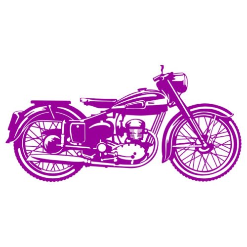 Sticker déco moto ancienne