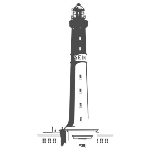 Sticker du Phare de l'ile de Sein en Bretagne