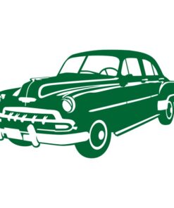 Sticker d'une ancienne voiture américaine