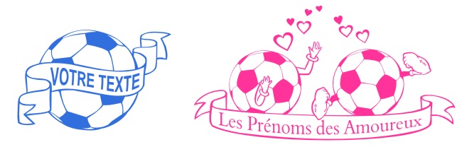 Stickers football personnalisés