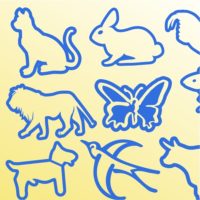 16 Stickers d'animaux pour déco enfant Stickers enfants déco éducatif pas cher