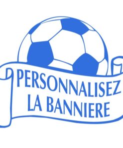 Sticker avec textes personnalisés footballeur