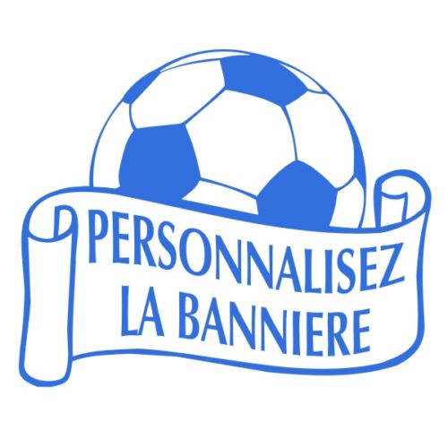 Sticker avec textes personnalisés footballeur