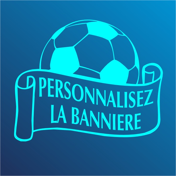 Sticker ballon football humour avec vos textes