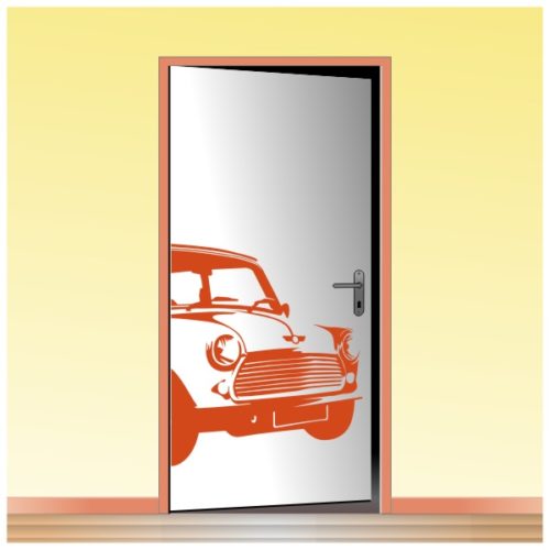 Sticker pour la décoration des portes de la Mini-Cooper