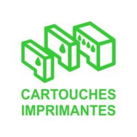 Sticker signalétique pour le tri sélectif des cartouches d'imprimantes