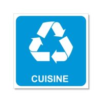 Panneau tri sélectif des déchets de cuisine Panneau pour le tri sélectif des déchets alimentaires