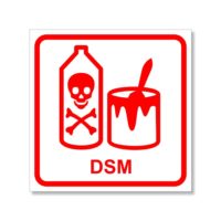 Panneau pour le trecyclage des déchets spéciaux ménagers