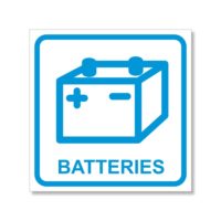 Panneau recyclage des batteries de voiture Panneau pour le recyclage des batteries