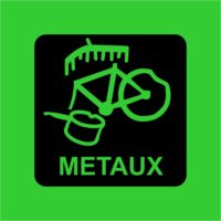 Panneau tri sélectif des métaux Panneau pour le tri sélectif et le recyclage des métaux