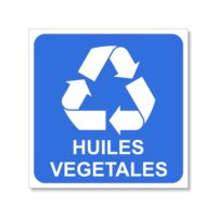 Sticker tri sélectif des huiles alimentaires