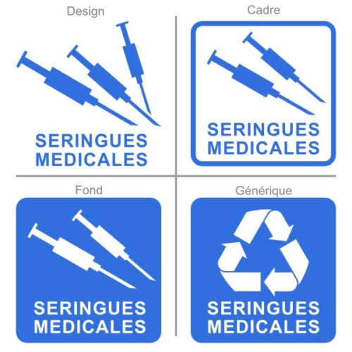 Tri sélectif récupération et recyclage des seringues médicales