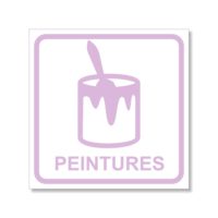 Panneau pour la récupération et le recyclage des peintures