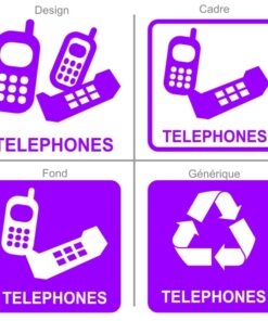 Panneau pour la récupération et le recyclage des smartphones