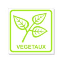 Panneau recyclage des végétaux Panneau pour la récupération, le recyclage et le tri sélectif des déchets végétaux