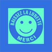 Panneau baissez la lunette Sticker toilettes baissez la lunette merci