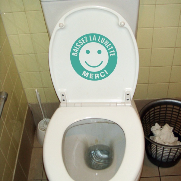 Stickers lunette wc