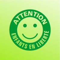 Sticker enfants en liberté