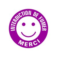 Sticker interdiction de fumer