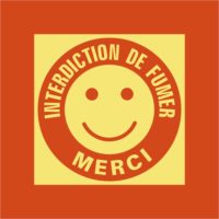 Panneau interdit de fumer