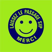Panneau laissez le passage SVP Panneau laissez le passage