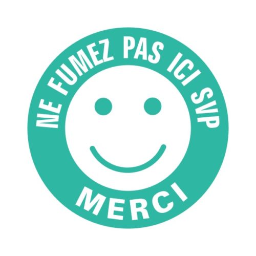 Panneau interdiction de fumer pour les accès aux espaces non fumeur