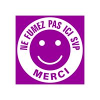Sticker interdiction de fumer