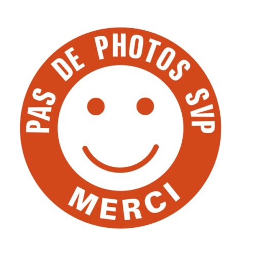 Panneau signalisation photos interdites