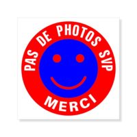 Sticker ne faites pas de photo