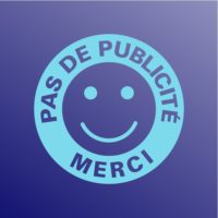 Sticker pas de publicité Pas de publicité sticker pour la boite aux lettres