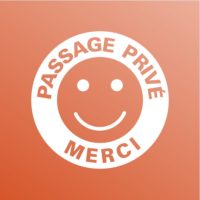 Sticker passage privé Panneau passage privé