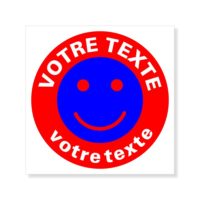 Sticker signalisation personnalisé avec mon texte