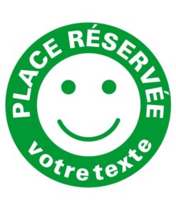 Panneau pour place de stationnement réservée