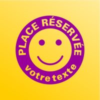 Panneau place parking réservée nominative Sticker place de stationnement réservée nominative