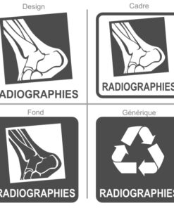 Signalétique tri et recyclage des radiographies médicales