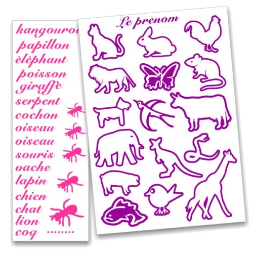 Stickers enfants deco éducatifs pas cher