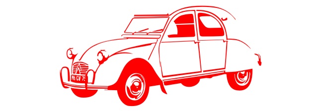 Sticker de la 2CV classique